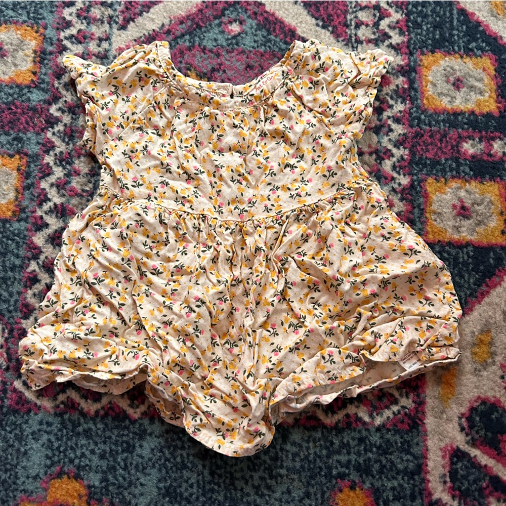 Yellow Floral Dress